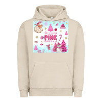 Pigment French Oak dreaming of a pink christmas Urban Hoodie - MaliasSmallBusiness