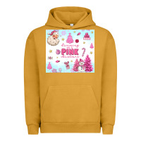 Pigment Peanut Butter dreaming of a pink christmas Urban Hoodie - MaliasSmallBusiness