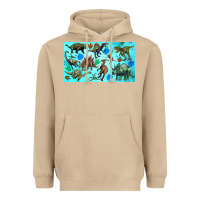 Mushroom dinosaurs sippy cup Heavyweight Hoodie - Artiststas