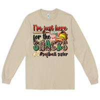 Mushroom i'm just here for the snacks #softball sister Long Sleeve Tee - Zillion Design Studio