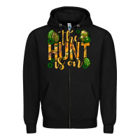 Black The hunt is on Easter Zipper Hoodie - Neo Western