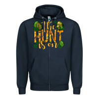 Navy The hunt is on Easter Zipper Hoodie - Neo Western