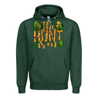 Sports Green The hunt is on Easter Zipper Hoodie - Neo Western