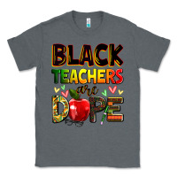 Charcoal Heather black teachers are dope Classic Tee - Zillion Design Studio