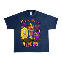 Navy Hocus pocus i need coffee to focus Urban Heavy Tee - RanaPortraitStore