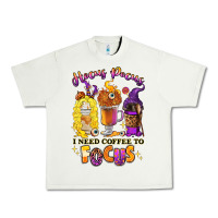 Pistachio Hocus pocus i need coffee to focus Urban Heavy Tee - RanaPortraitStore