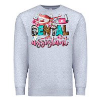 Heather Grey dental assistant Premium Sweatshirt - AdoDesignShop