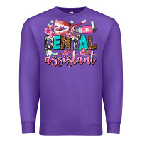 Purple dental assistant Premium Sweatshirt - AdoDesignShop