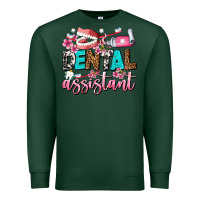 Sports Green dental assistant Premium Sweatshirt - AdoDesignShop