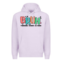 Lilac bruh formerly known as mom Premium Hoodie - MaliasSmallBusiness