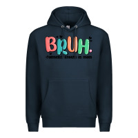 Navy bruh formerly known as mom Premium Hoodie - MaliasSmallBusiness