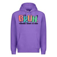 Purple bruh formerly known as mom Premium Hoodie - MaliasSmallBusiness