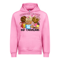Fuchsia Pink christmas calories no cuentan Urban Hoodie - MaliasSmallBusiness