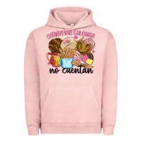 Pigment Salmon christmas calories no cuentan Urban Hoodie - MaliasSmallBusiness