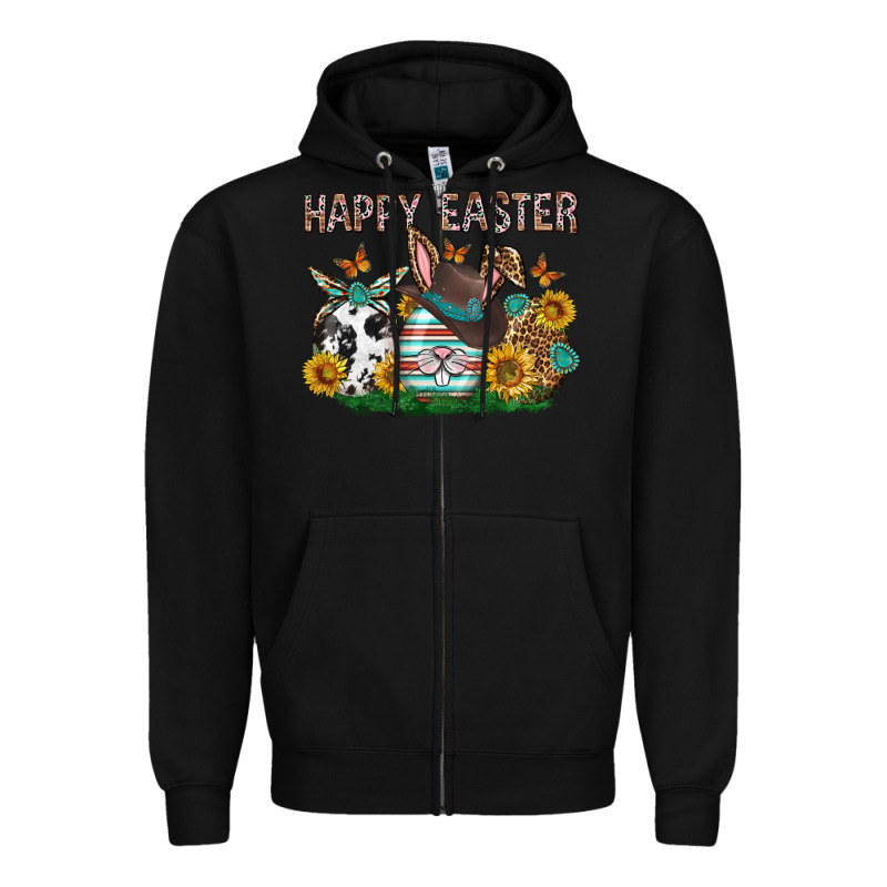 Western Happy Easter Zipper Hoodie by Neo Western | Teevron