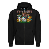 Black Western Happy Easter Zipper Hoodie - Neo Western