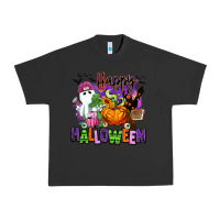 Pigment Black Happy Halloween Urban Heavy Tee - RanaPortraitStore