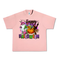 Salmon Happy Halloween Urban Heavy Tee - RanaPortraitStore