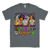 Charcoal Heather Spooky Season Gnomes Classic Tee - texasbilliewilder