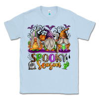 Dusty Blue Spooky Season Gnomes Classic Tee - texasbilliewilder