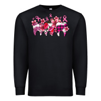 Black cancer ribbon with teeth Premium Sweatshirt - AdoDesignShop