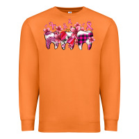 Carrot cancer ribbon with teeth Premium Sweatshirt - AdoDesignShop
