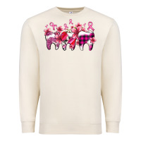 Sandshell cancer ribbon with teeth Premium Sweatshirt - AdoDesignShop