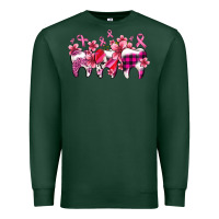 Sports Green cancer ribbon with teeth Premium Sweatshirt - AdoDesignShop