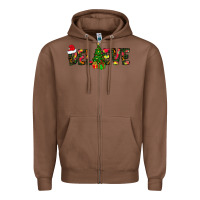 Chestnut believe christmas Zipper Hoodie - CowhideDigitalArt