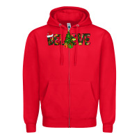 Red believe christmas Zipper Hoodie - CowhideDigitalArt