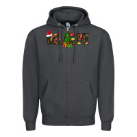 Smoke believe christmas Zipper Hoodie - CowhideDigitalArt