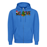 True Royal believe christmas Zipper Hoodie - CowhideDigitalArt