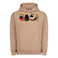 Pigment Burro christmas cats Urban Hoodie - MaliasSmallBusiness