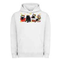 Pigment Lunar Rock christmas cats Urban Hoodie - MaliasSmallBusiness