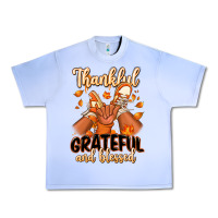 Grape Ice Thankful grateful and Blessed black boy sneakers Urban Heavy Tee - RanaPortraitStore