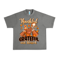 Tornado Thankful grateful and Blessed black boy sneakers Urban Heavy Tee - RanaPortraitStore