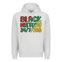Dove Grey black history Premium Hoodie - MaliasSmallBusiness
