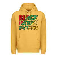 Mustard black history Premium Hoodie - MaliasSmallBusiness