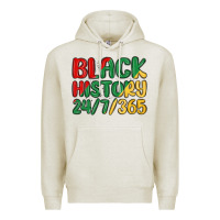 Oatmeal Heather black history Premium Hoodie - MaliasSmallBusiness
