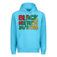 Ocean Blue black history Premium Hoodie - MaliasSmallBusiness
