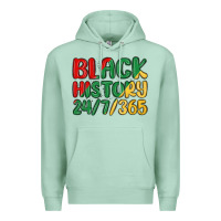 Seafoam black history Premium Hoodie - MaliasSmallBusiness