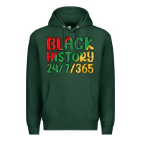 Sports Green black history Premium Hoodie - MaliasSmallBusiness