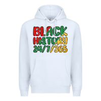 White black history Premium Hoodie - MaliasSmallBusiness