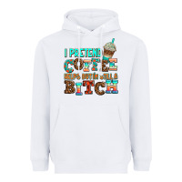 White ı pretend coffee helps but ı am still a bitch Heavyweight Hoodie - AdoDesignShop