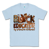 Dusty Blue black educator by popular demand Classic Tee - Zillion Design Studio