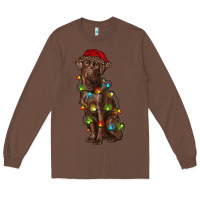 Chestnut Christmas labrador retriever Long Sleeve Tee - RanaPortraitStore