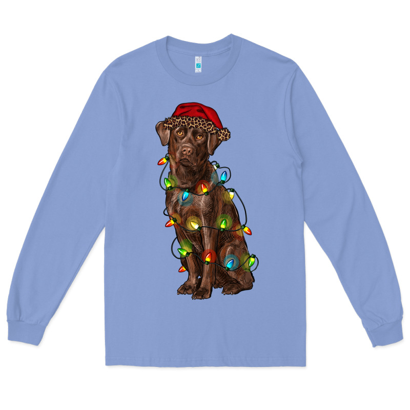 Christmas Labrador Retriever Long Sleeve Tee by RanaPortraitStore | Teevron