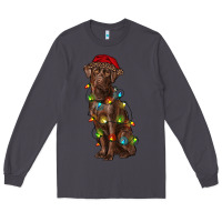Smoke Christmas labrador retriever Long Sleeve Tee - RanaPortraitStore