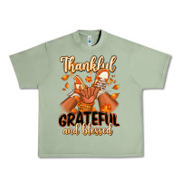 Oil Green Thankful grateful and Blessed black baby girl Urban Heavy Tee - RanaPortraitStore