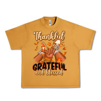 Peanut Butter Thankful grateful and Blessed black baby girl Urban Heavy Tee - RanaPortraitStore
